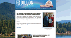 Desktop Screenshot of dillonfoundation.org